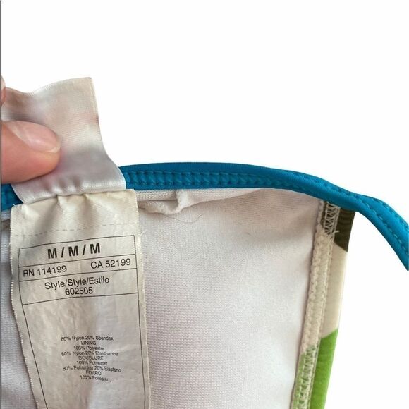 Roxy Polka Dot Halter Bikini Top Medium - Picture 2 of 4